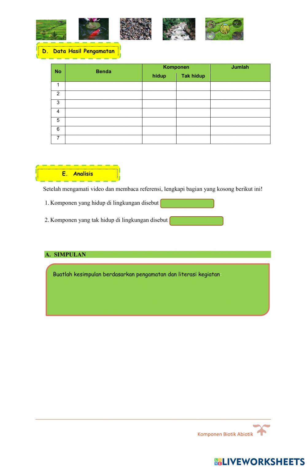 LKPD biotik abiotik