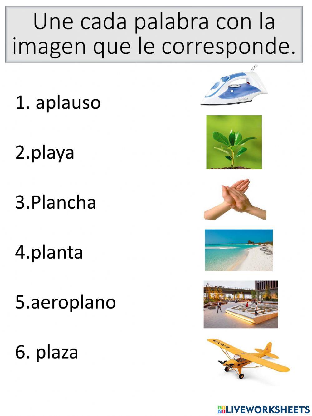 Vocabulario del sonido pl