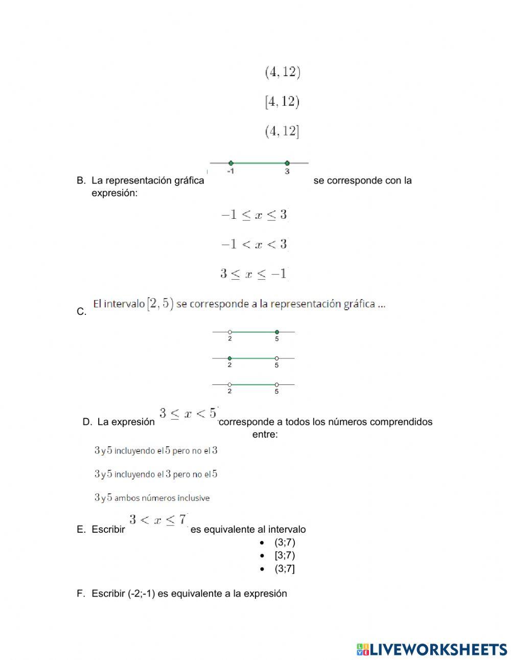 Unidad 1: números reales