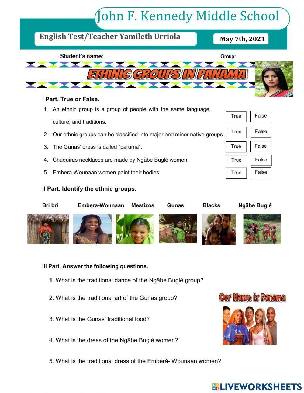 Ethnic Groups in Panama