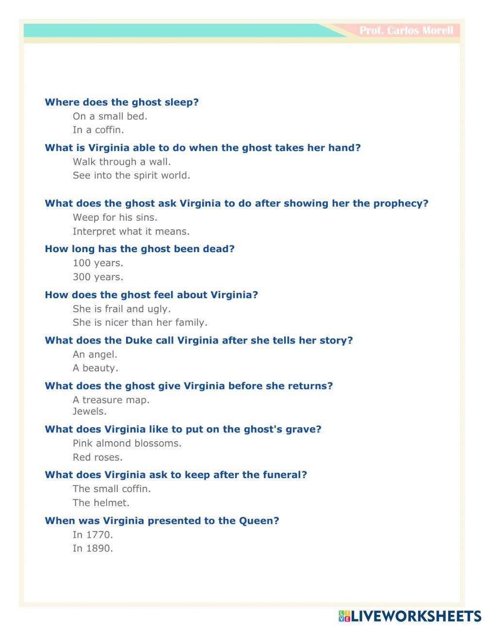 The Canterville Ghost - Parte 2