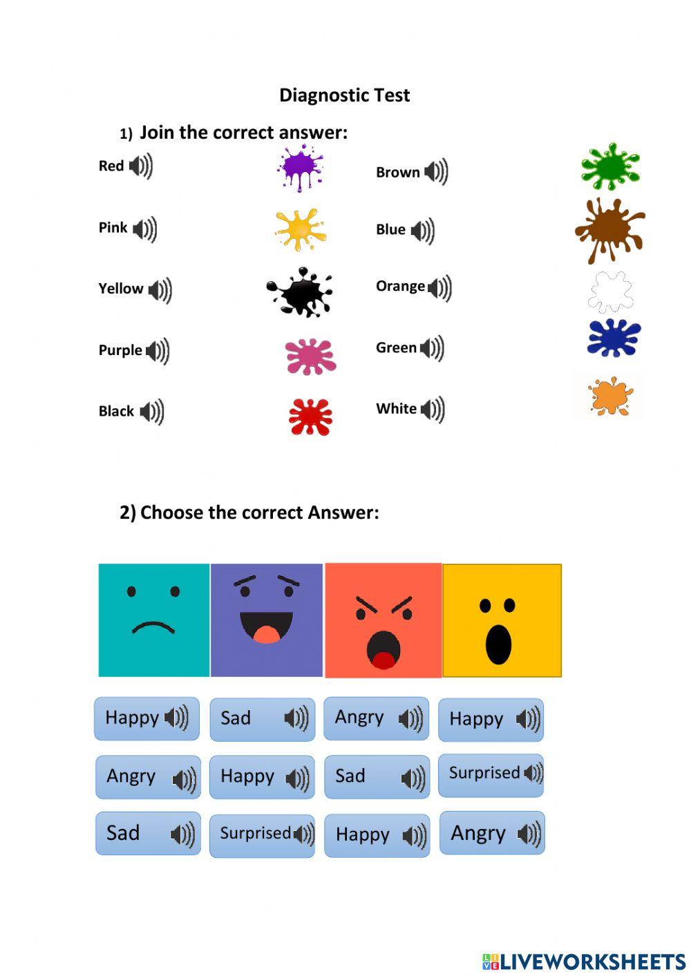 Diagnostic Test 2nd Grade
