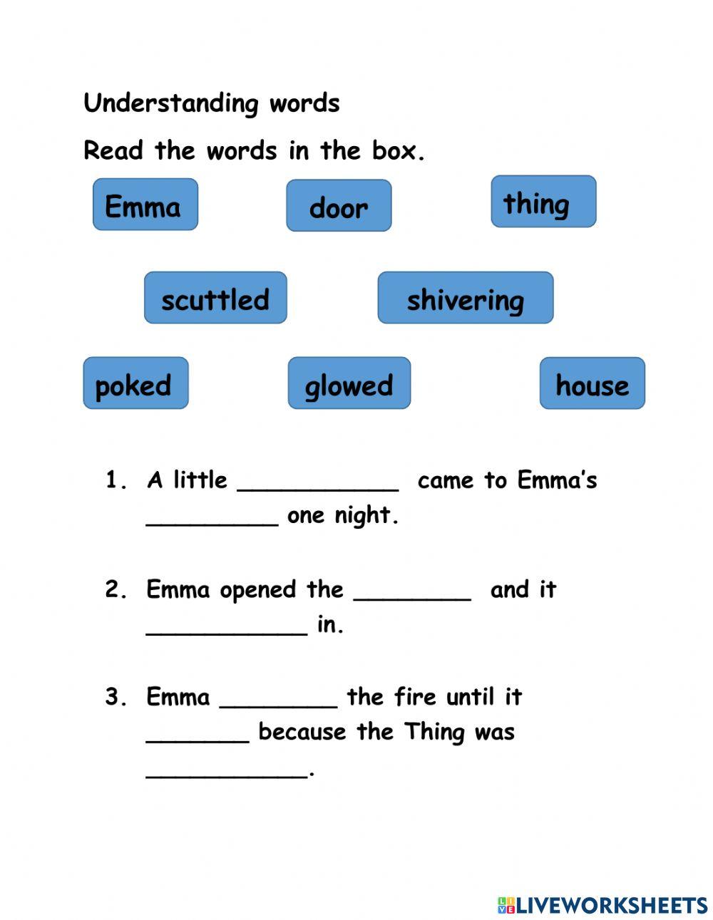 English Activities For Grade 1 And 2