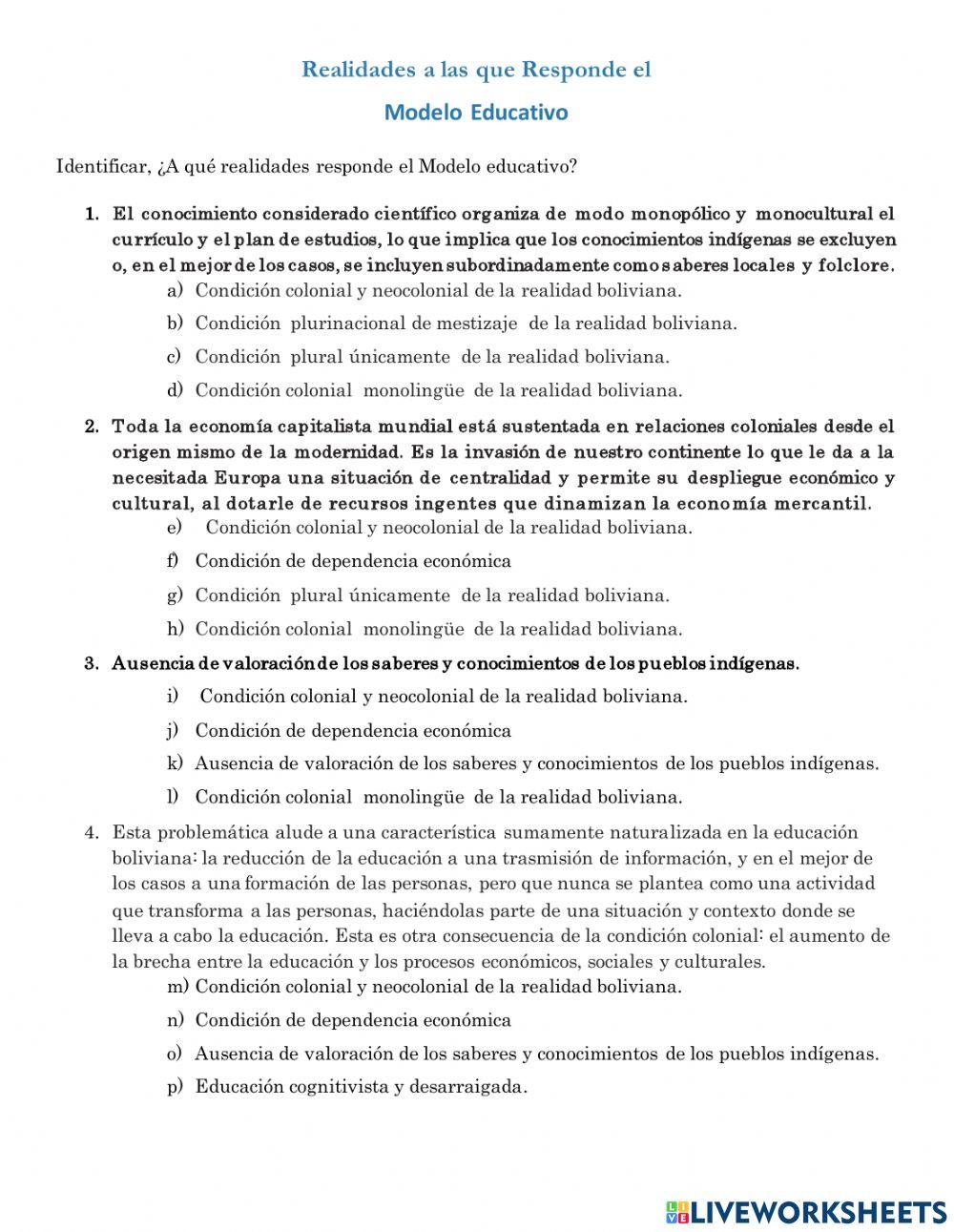 Problemáticas de la educación