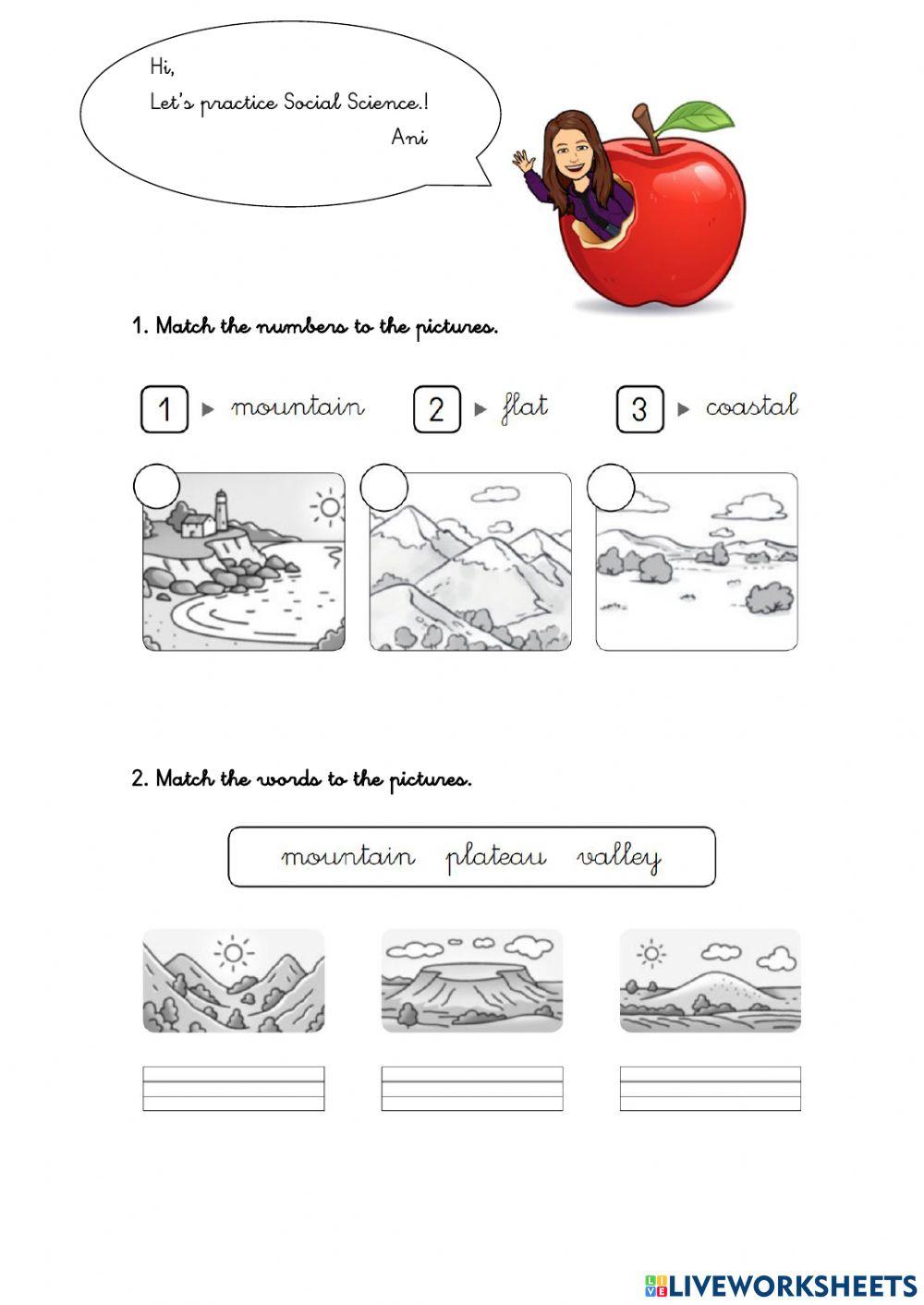 Landscapes first grade