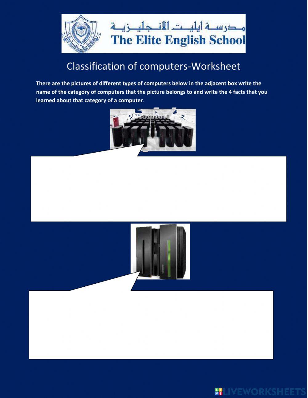 Types of a computer