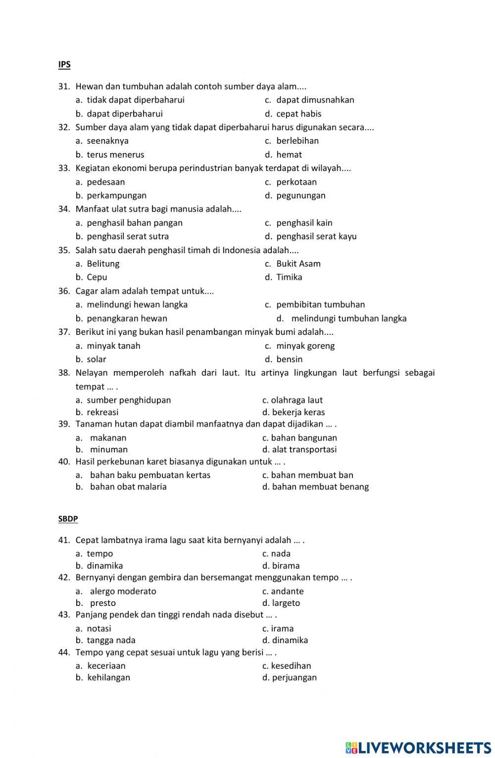 Tema 9 (kayanya negeriku)