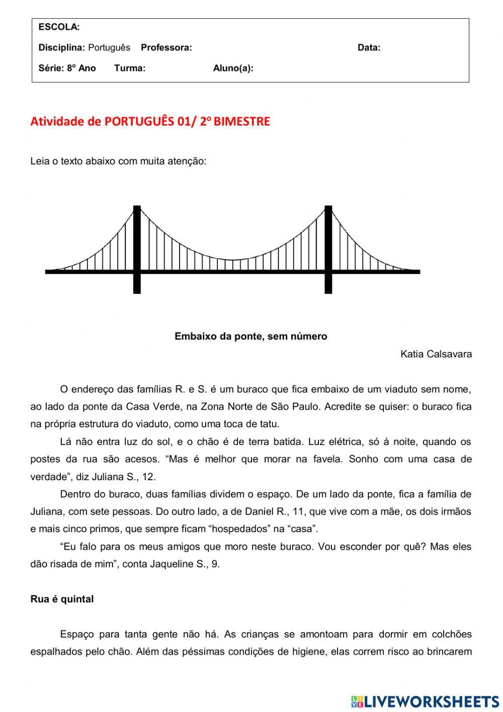 Interpretação de Texto Notícia. Ortografia R-RR