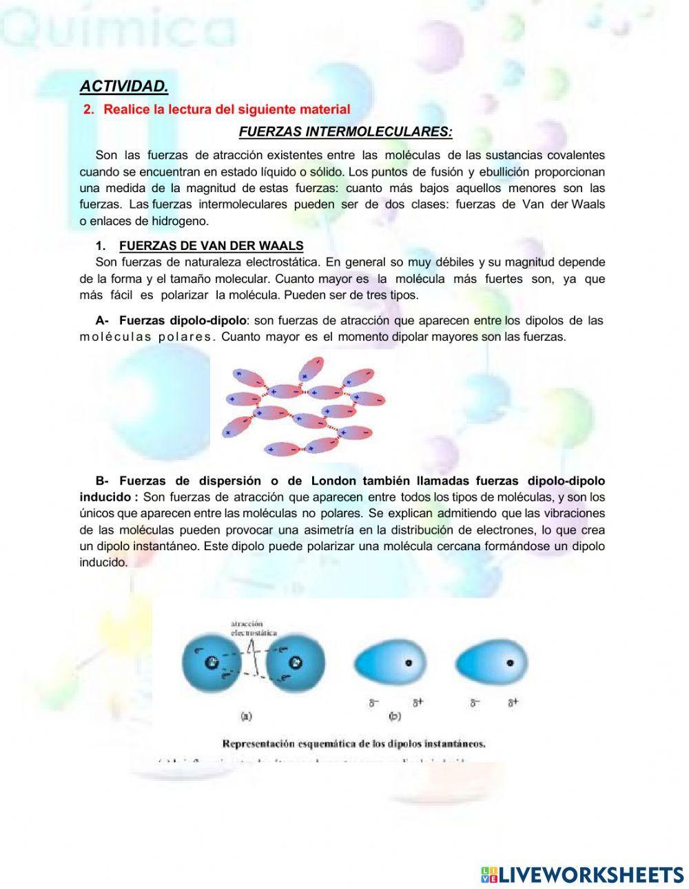 Fuerzas de Dispersión