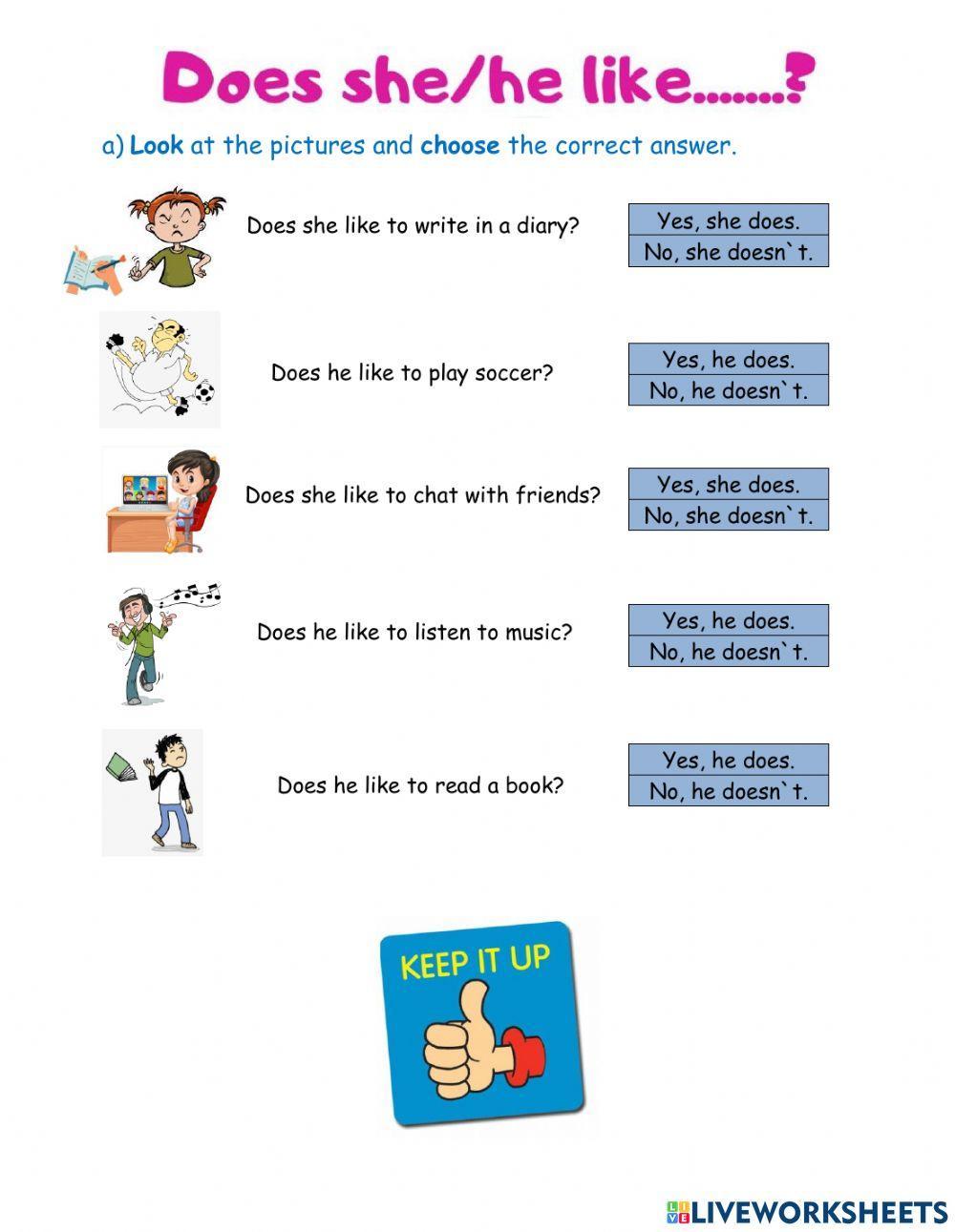 likes-and-dislikes-online-exercise-for-grade-8-10-live-43-off