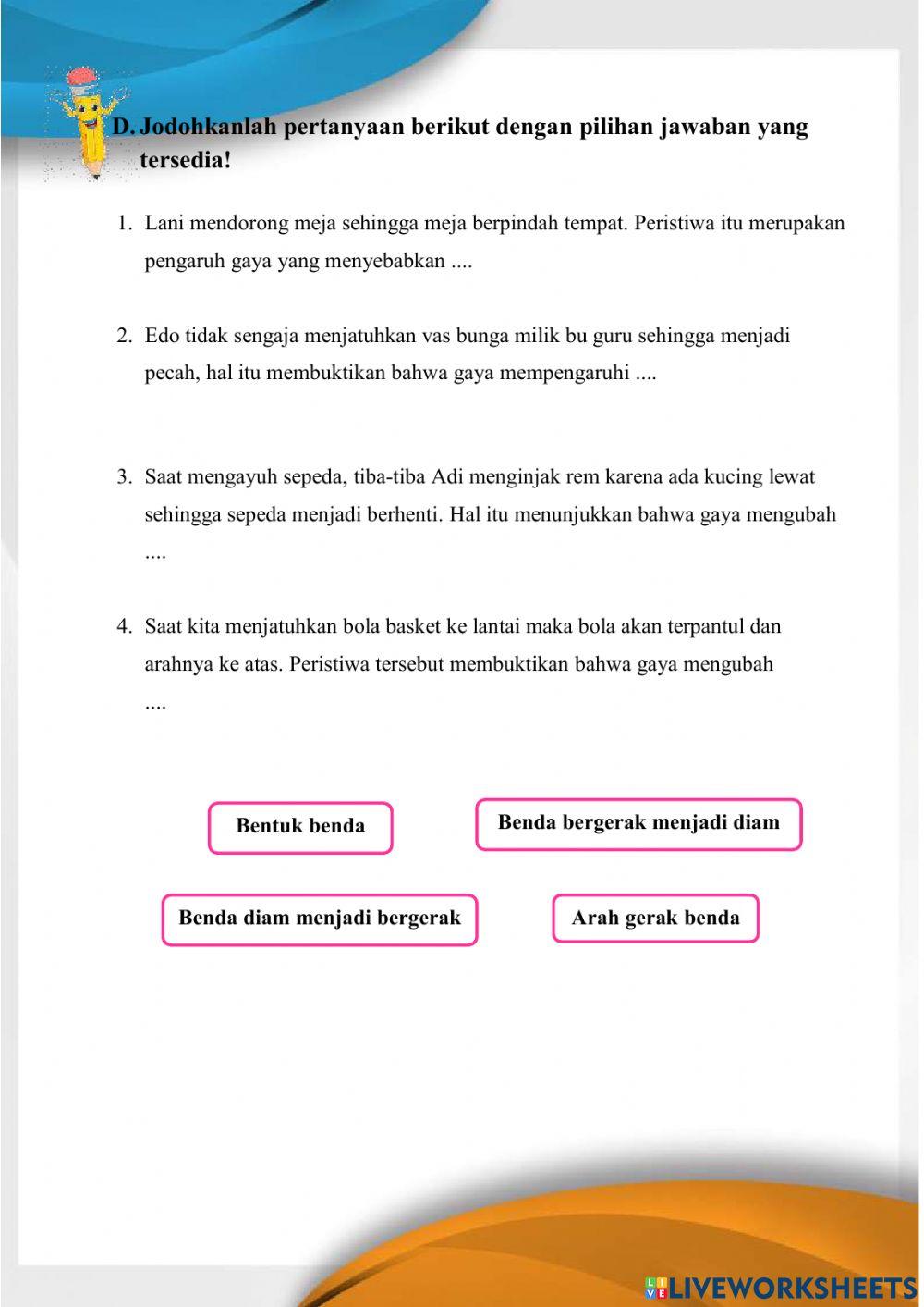 Tema 8 Subtema 3 Pembelajaran 1