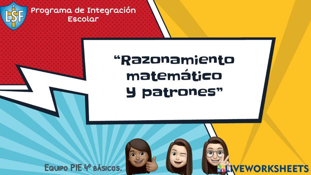 5 Razonamiento matemático