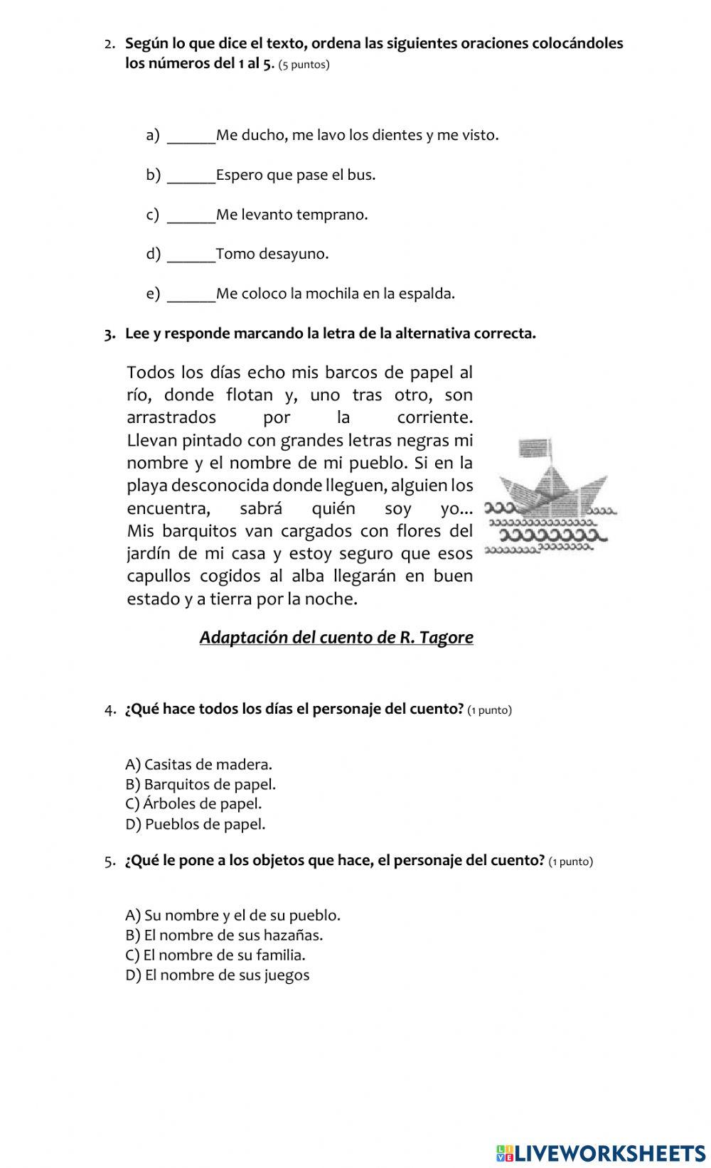 Comprensión lenguaje y comunicación