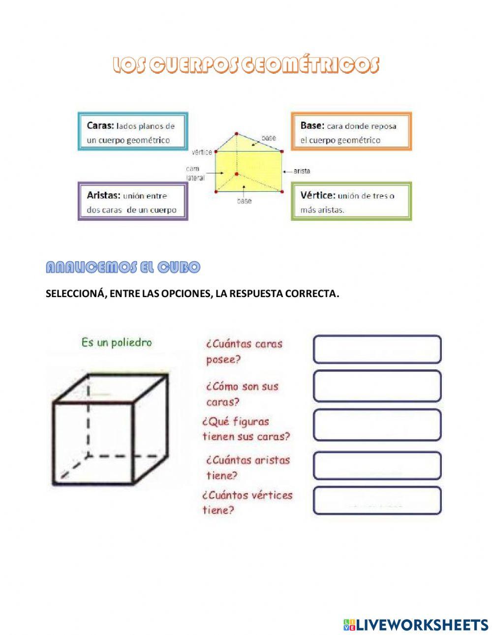 Los cuerpos geométricos