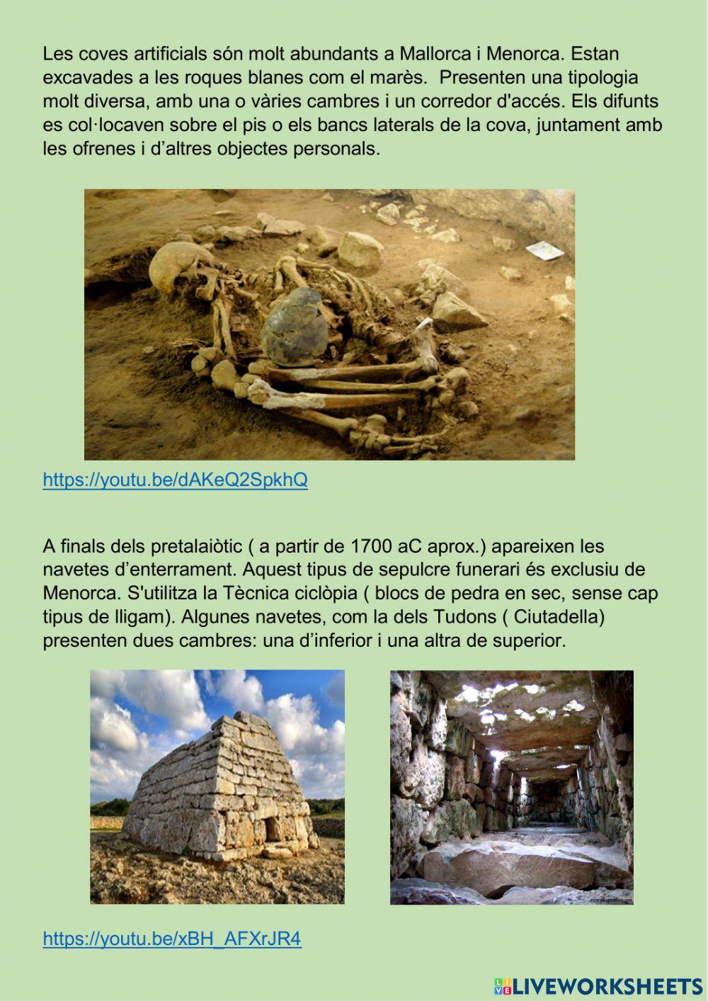 La prehistoria a Menorca. Pretalaiotic