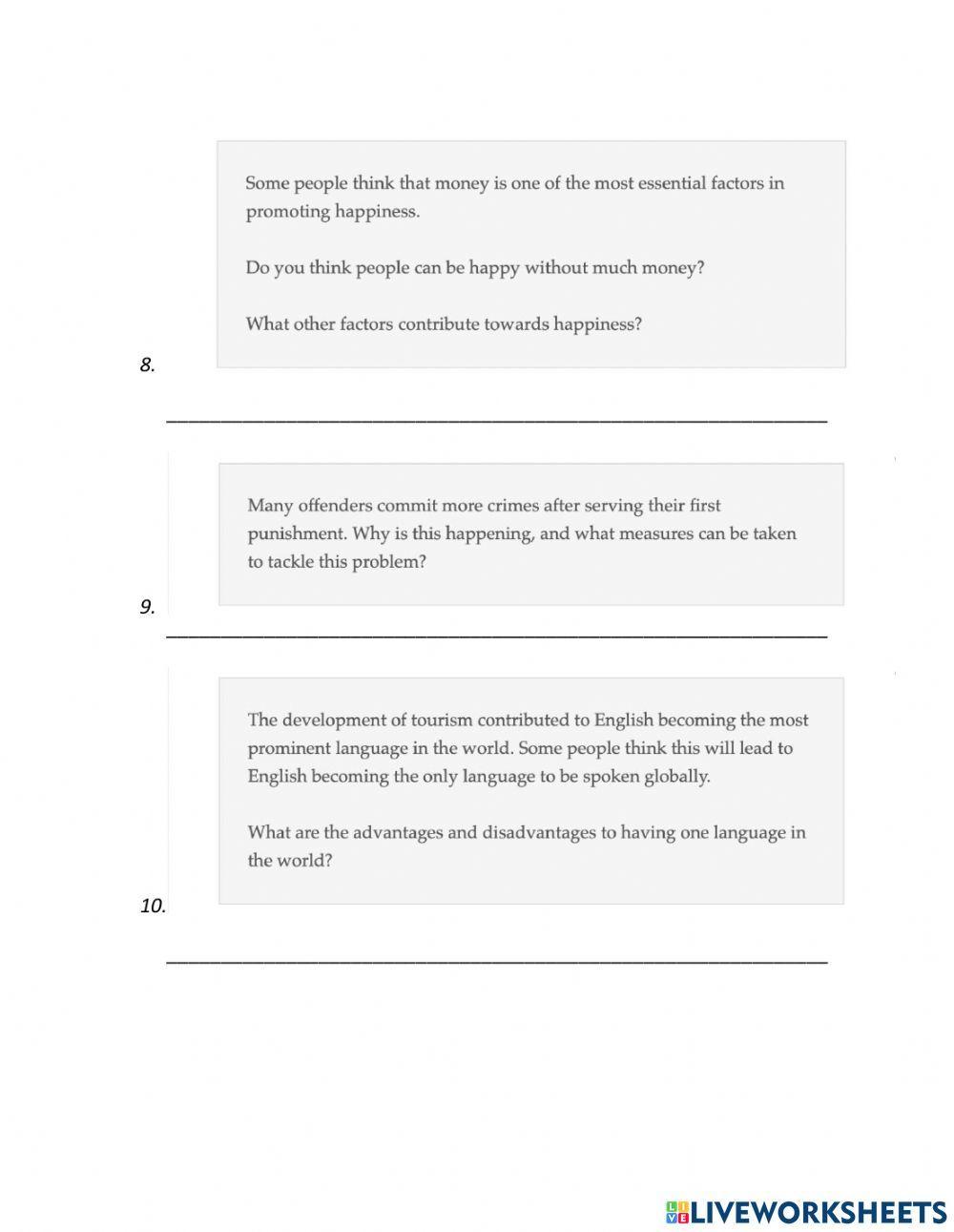 Identify ielts writng task 2 essay types Identify ielts writng task 2 essay types