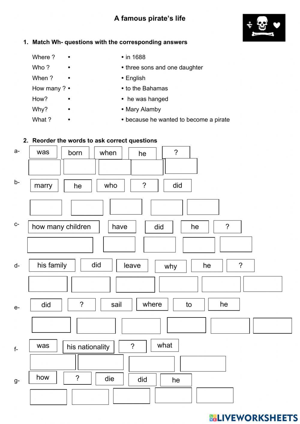 About a pirate's life