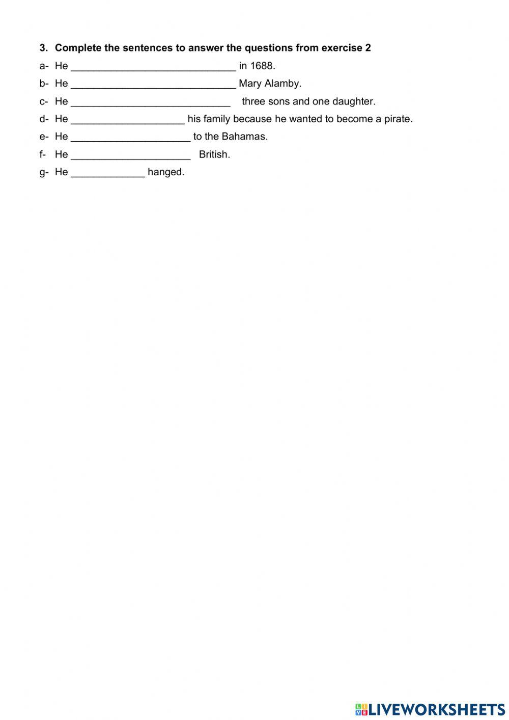 About a pirate's life