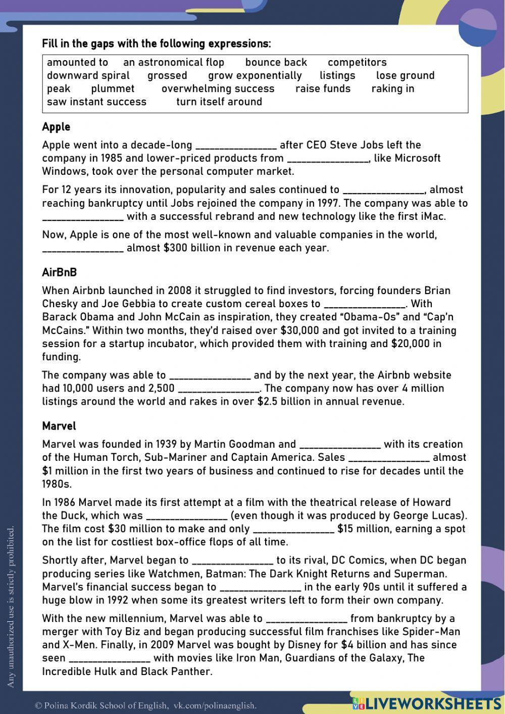 Week 32 Expert Business Vocabulary