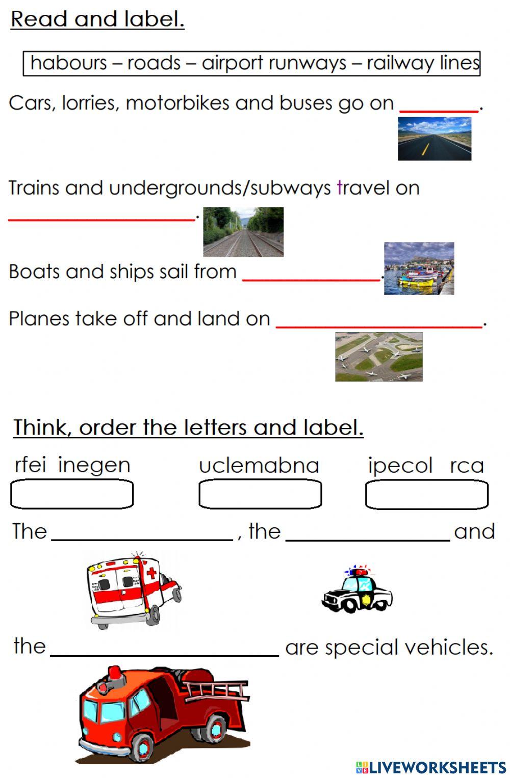 Where do these vehicles travel on?