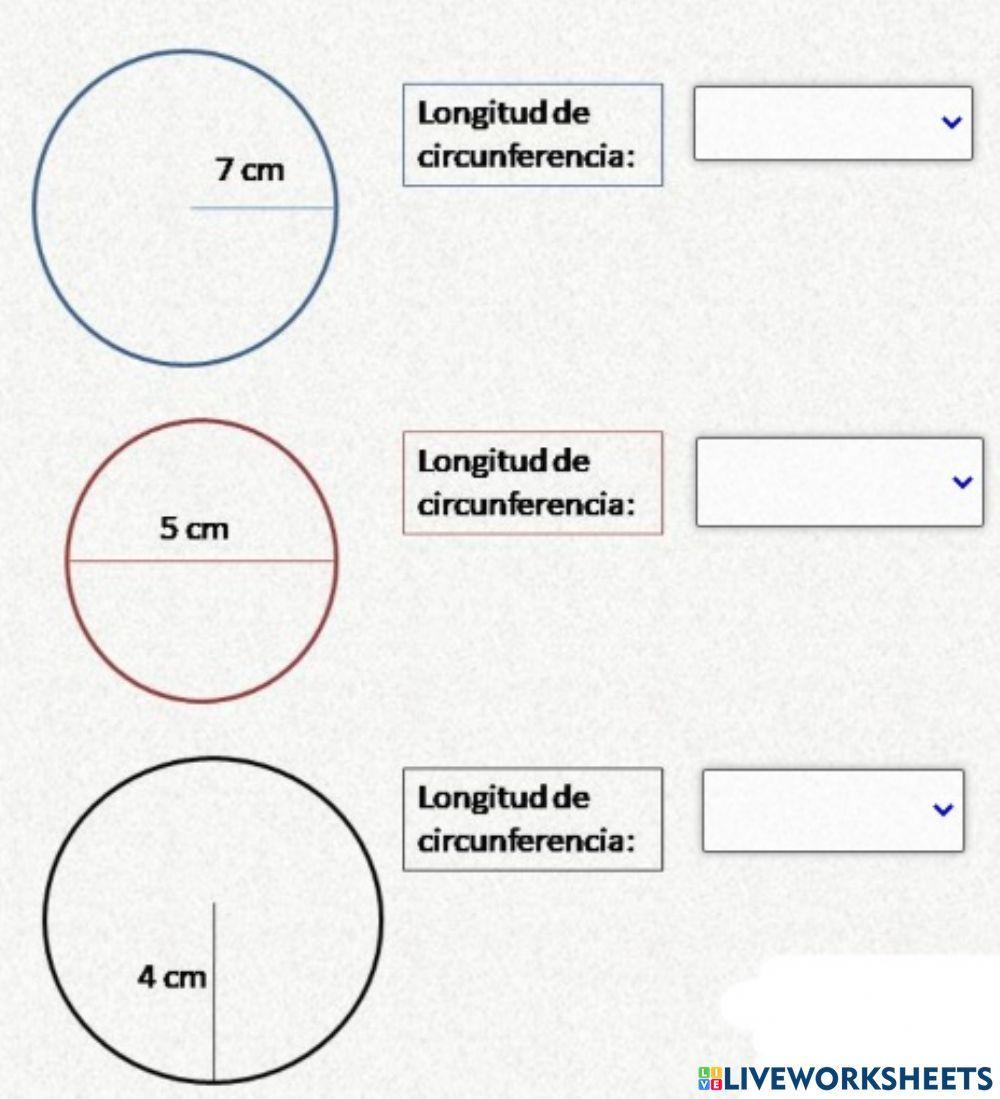 Longitud de la circunferencia