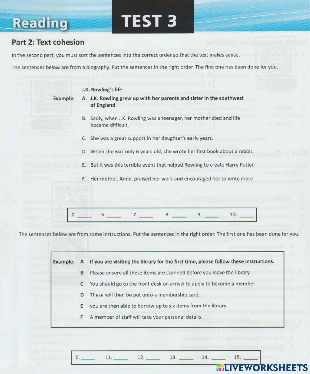 Aptis READING TEST 3 SUCEED IN APTIS