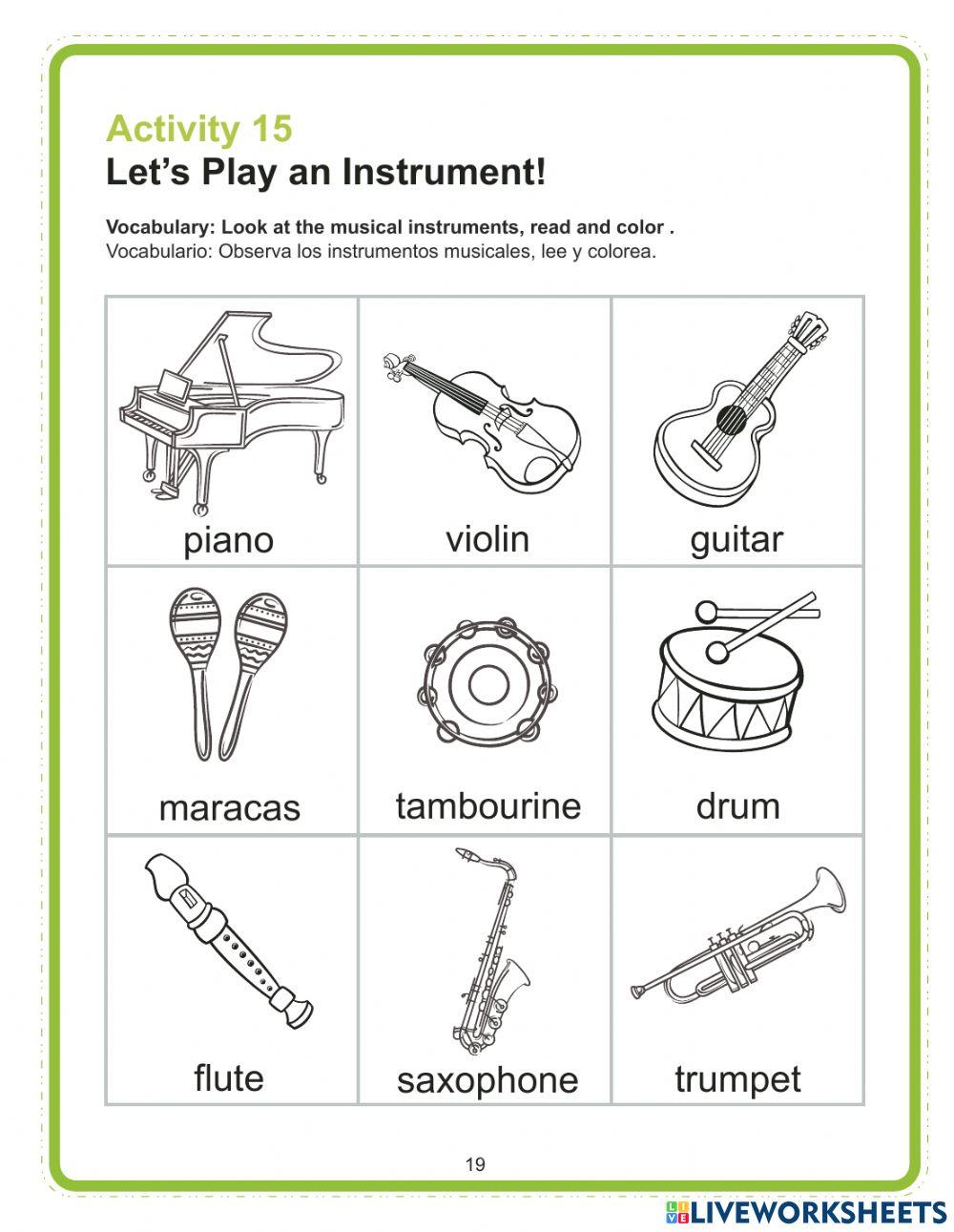 Let’s Play an Instrument!
