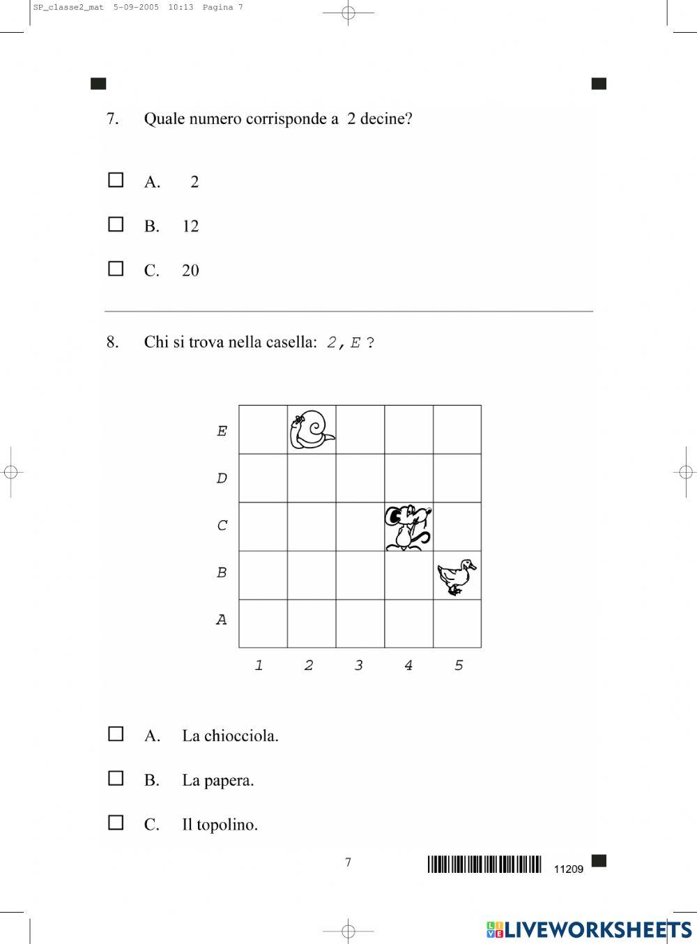 Prova invalsi 2005-06