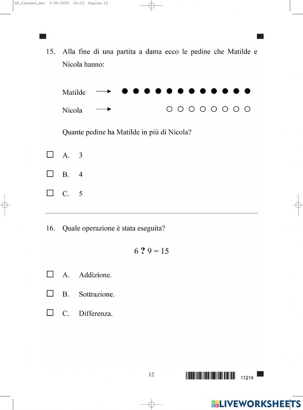 Prova invalsi 2005-06