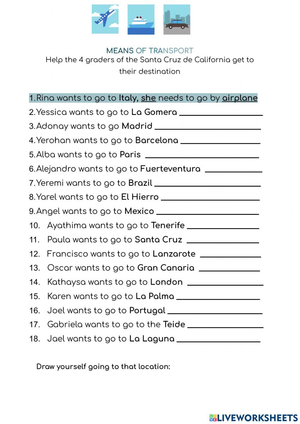 Means of transport in Santa Cruz de California