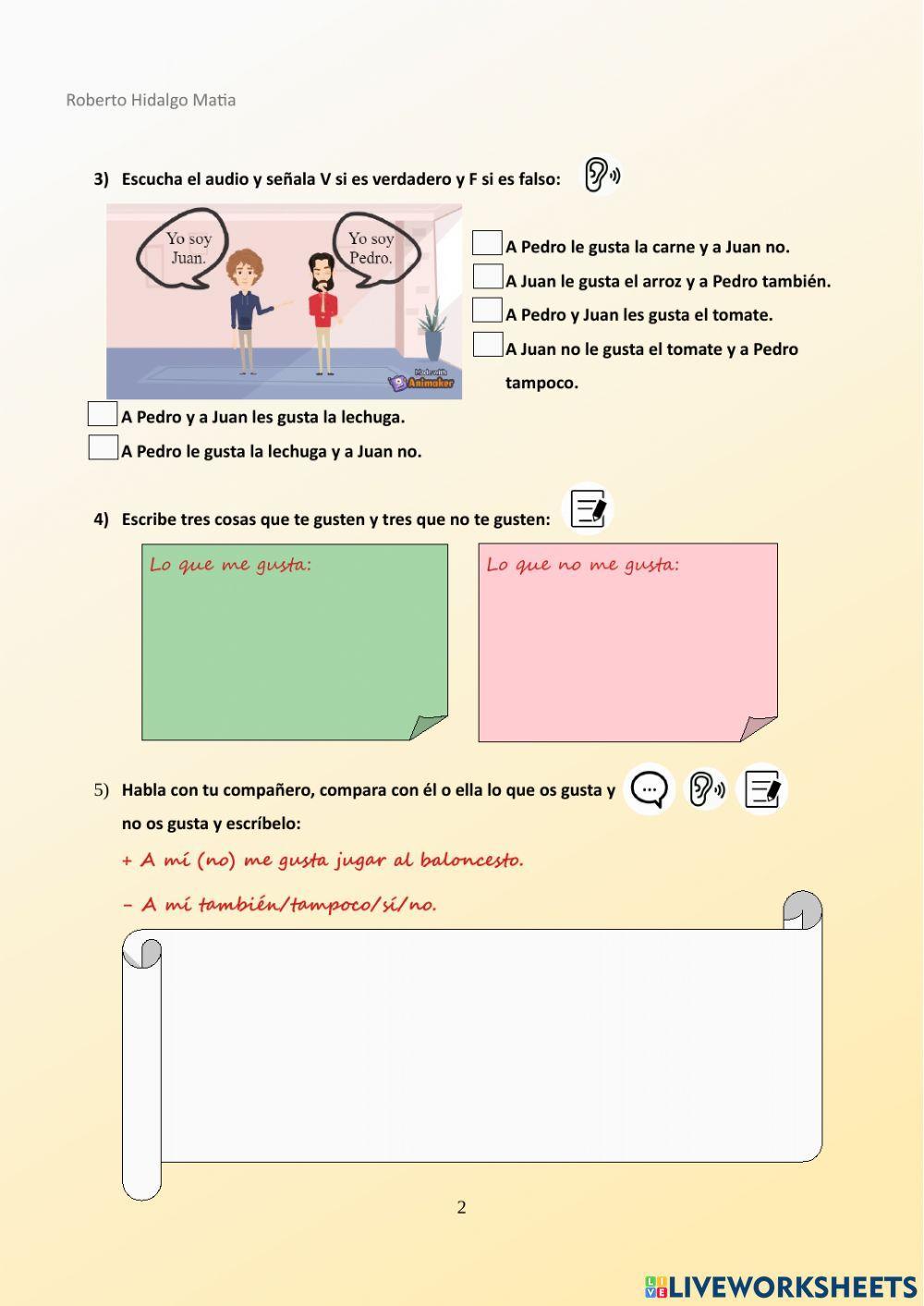 ¿A ti qué te gusta?