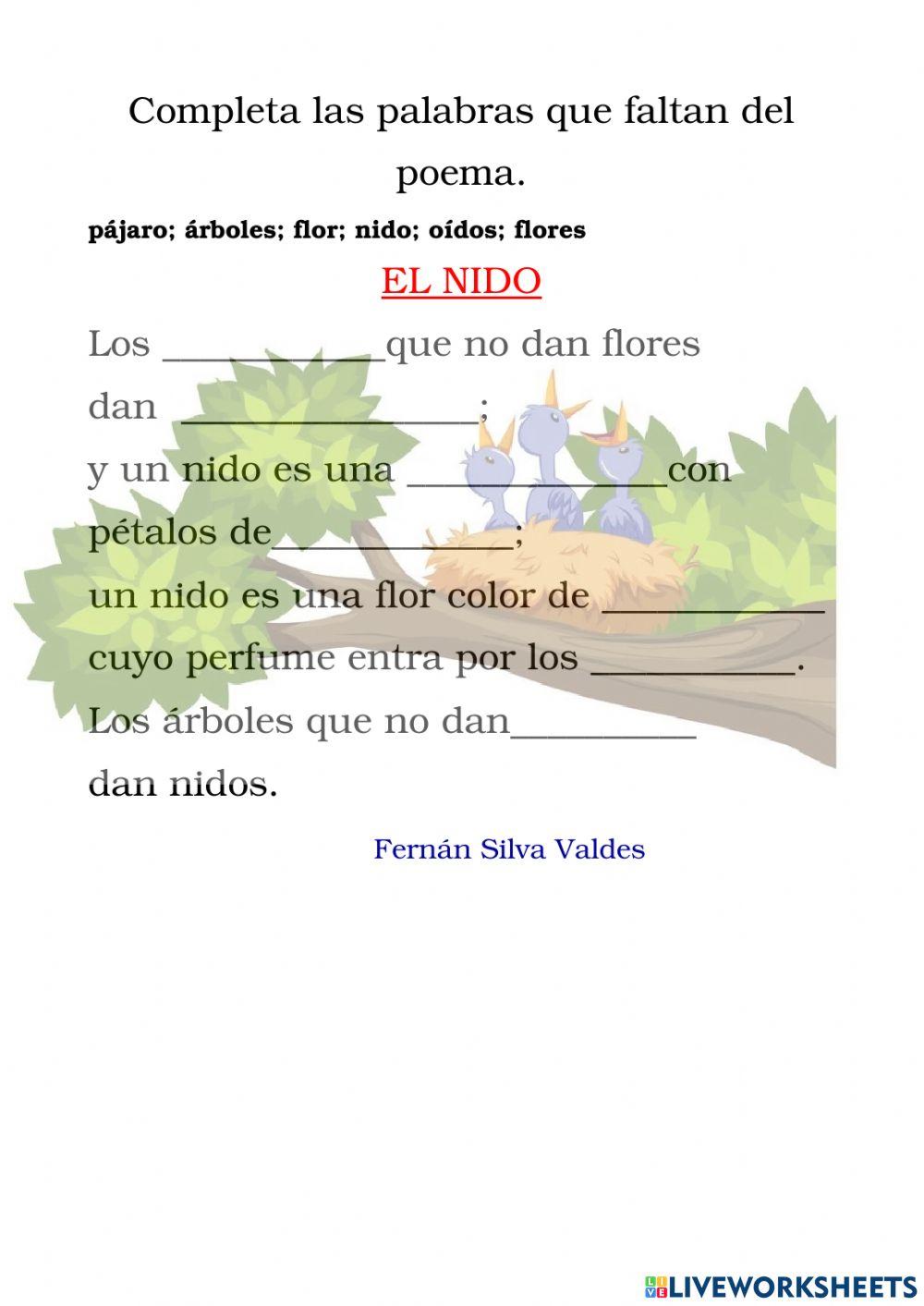Poema el nido