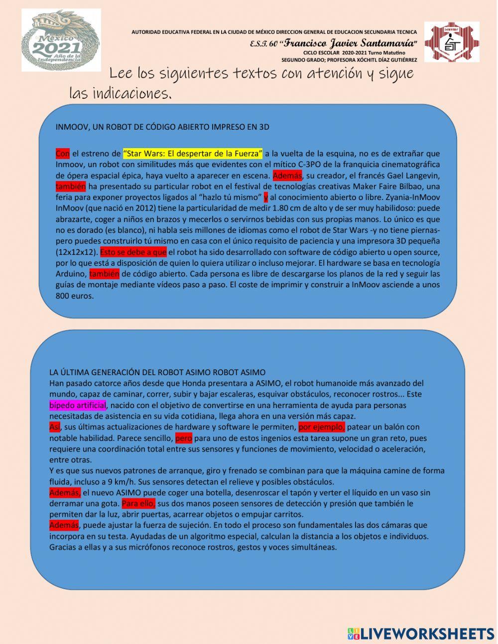Ficha de reforzamiento a quien le hago caso
