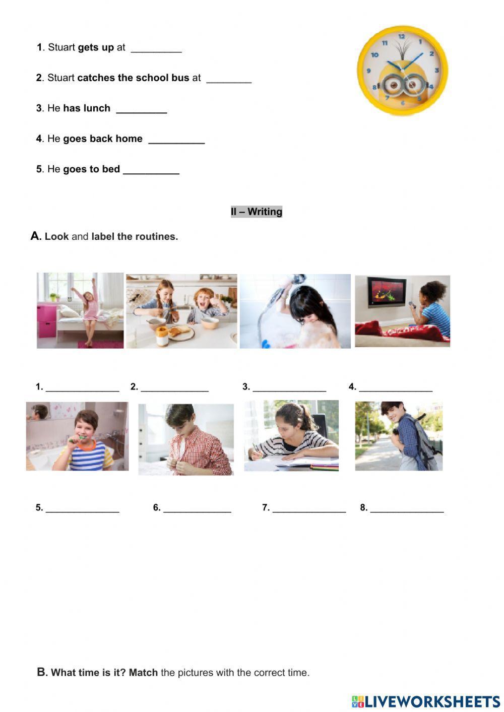 Adverbs of frequency + the time