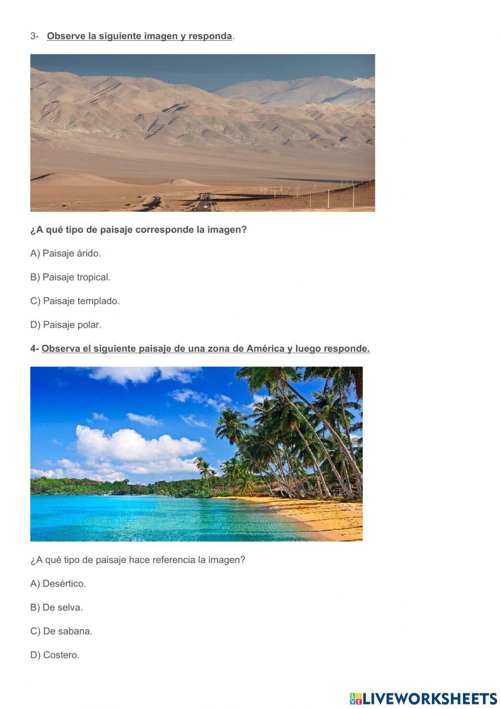 Paisajes de América