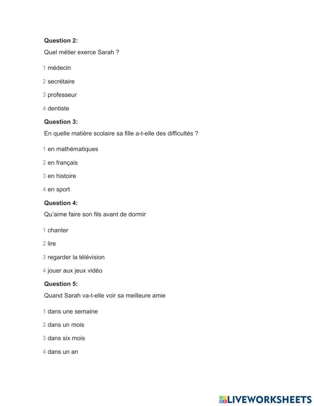 Une lettre à meilleure amie