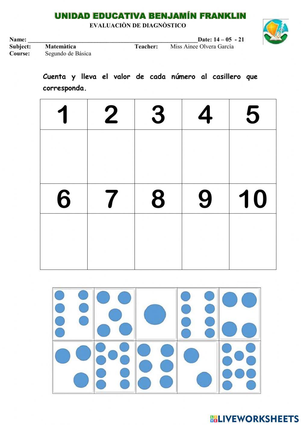 Diagnostico matematica