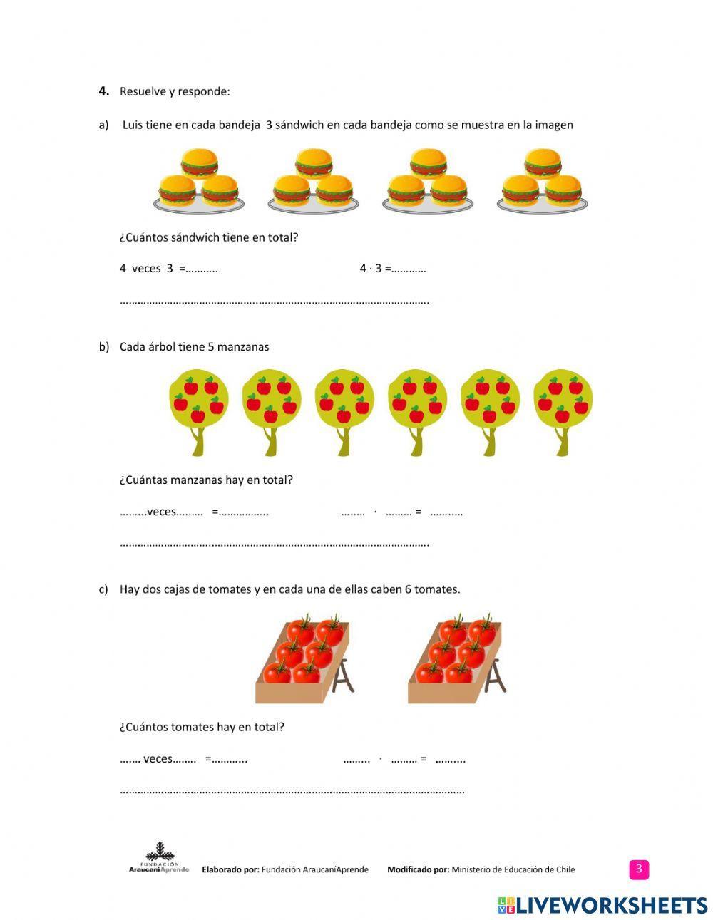 Multiplicación como suma iterada