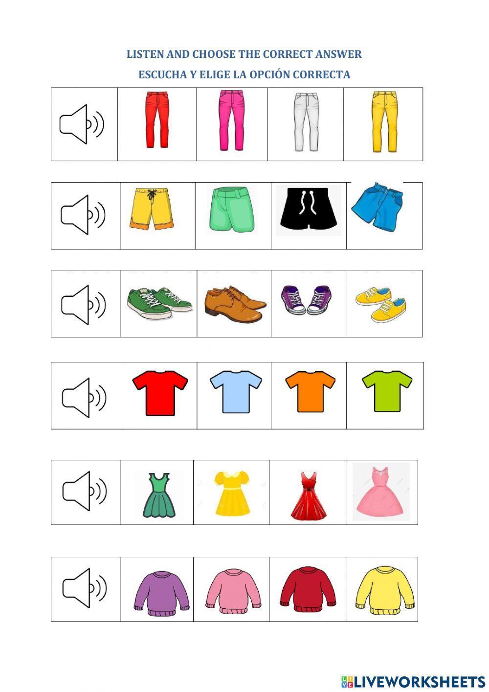 Clothes & Colours Clothes & Colours