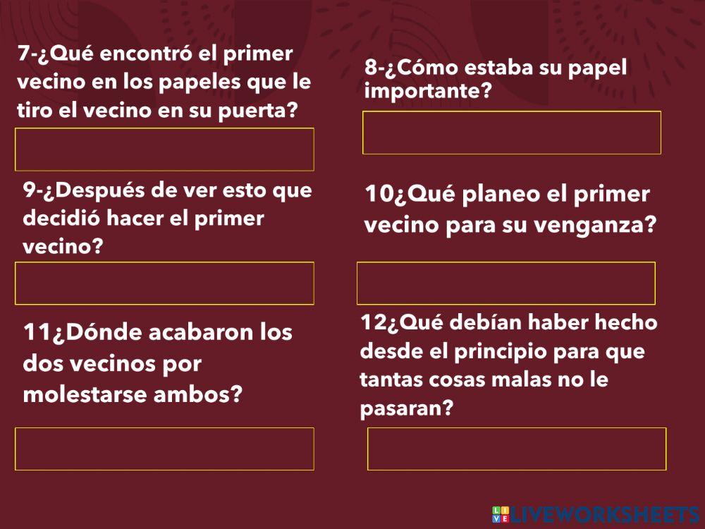 Comprensión de texto