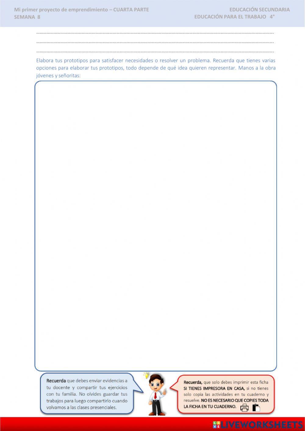 MI-PRIMER PROYECTO DE EMPRENDIMIENTO - 4ta Parte