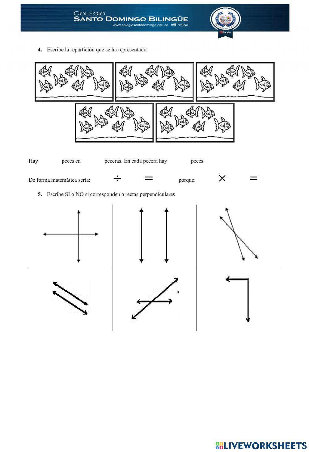 Multiplicación y división como reparto