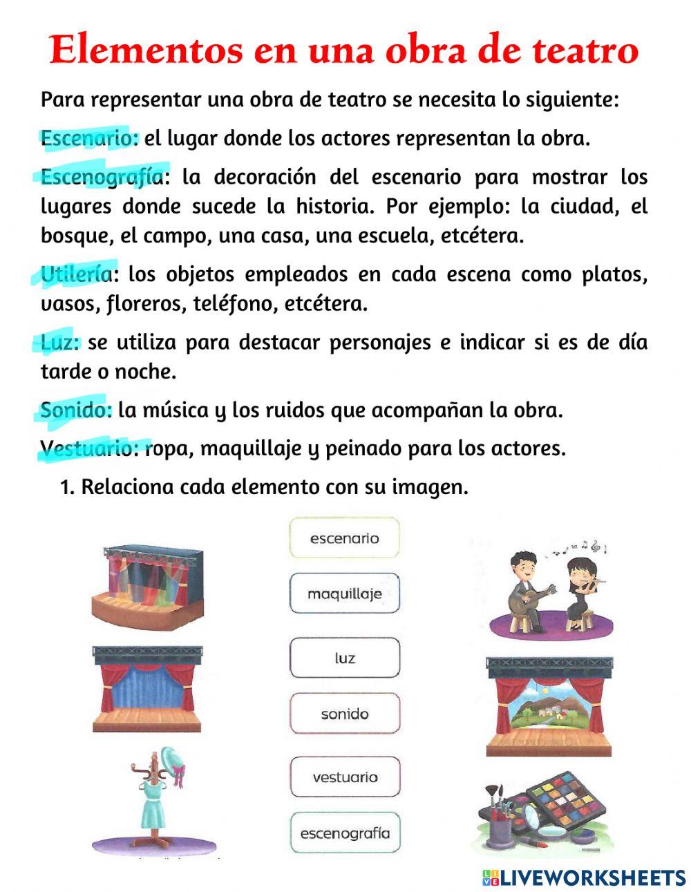 Elementos de obra de teatro