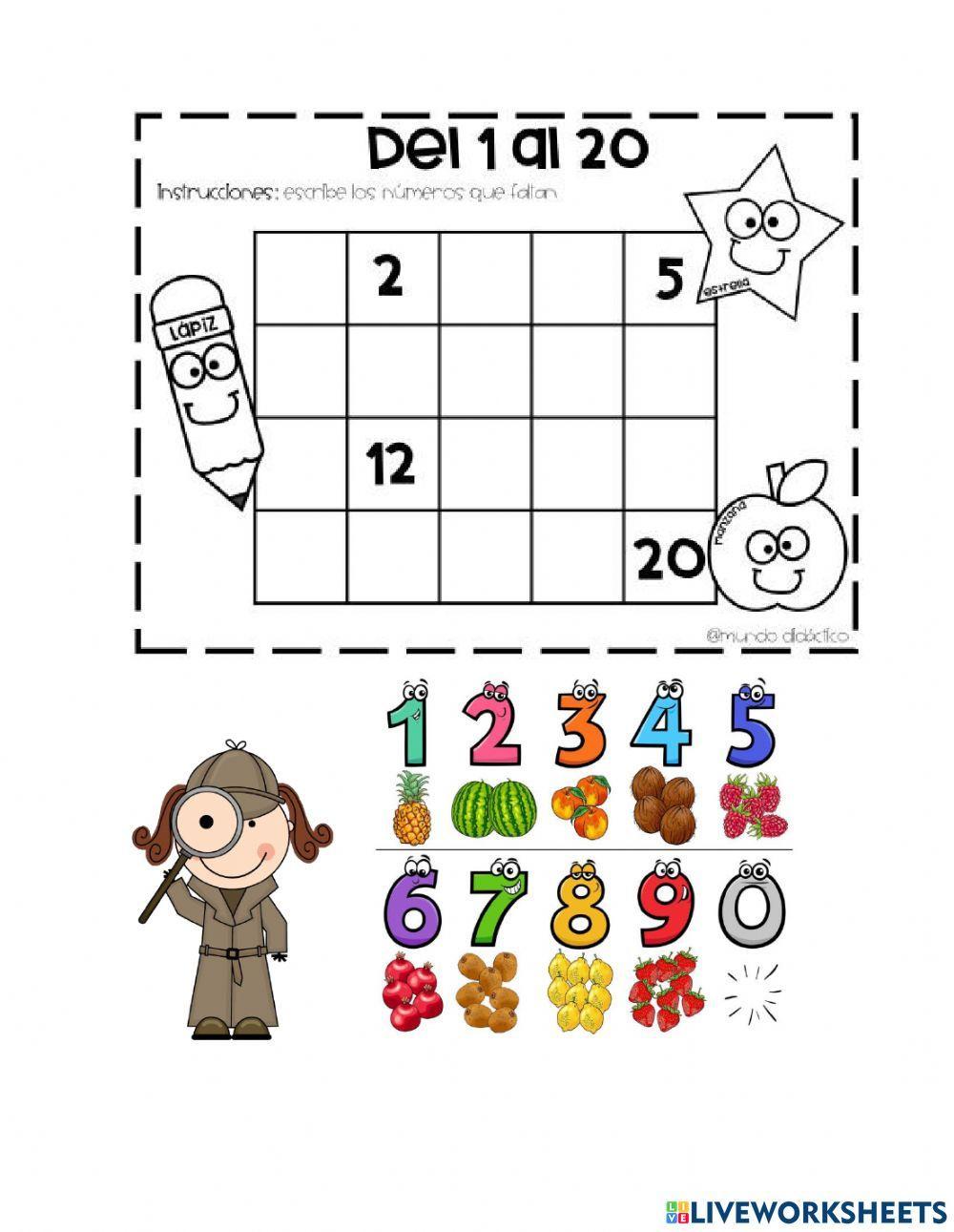 Números hasta el 20