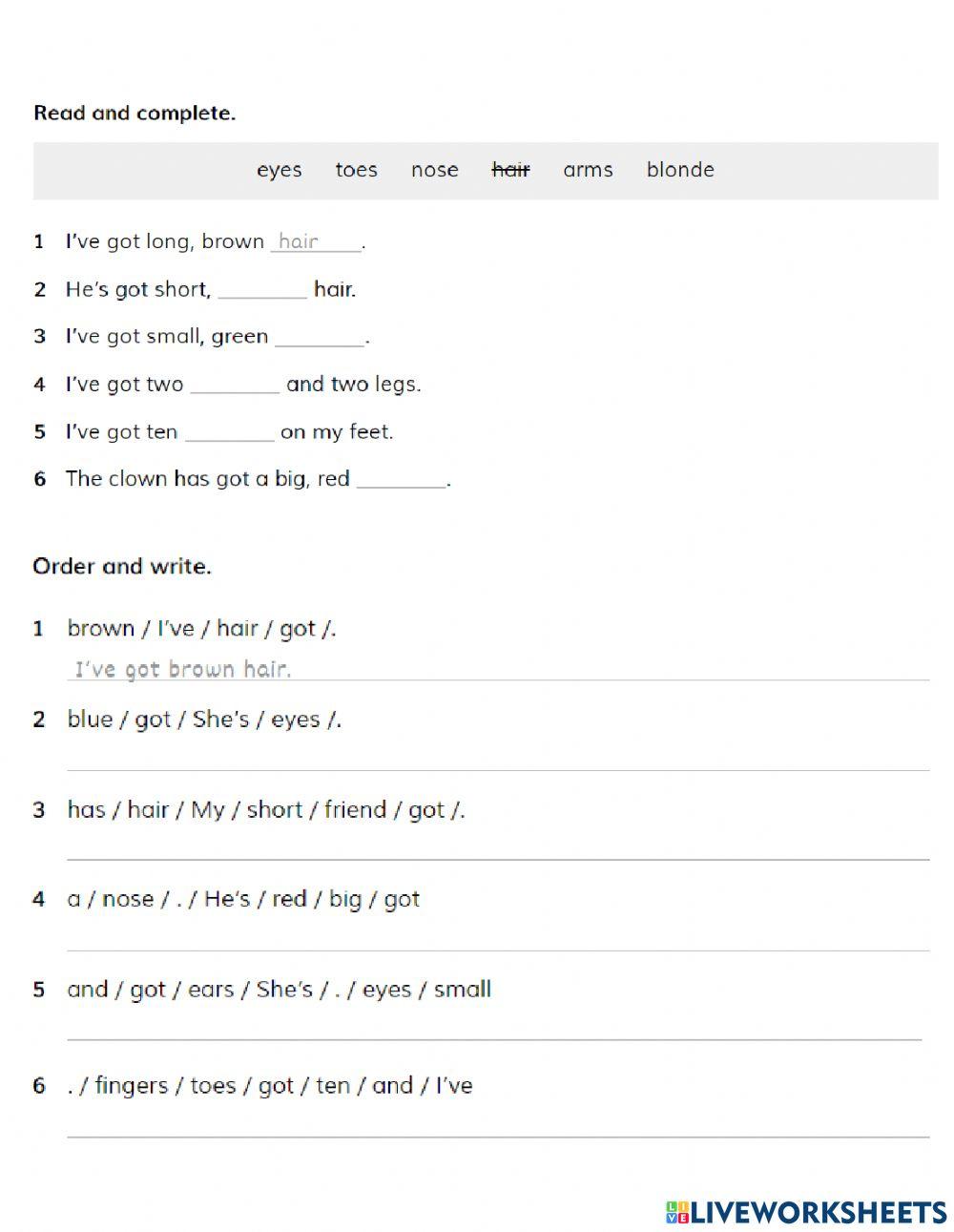 Give me five 1 - Grammar unit 3