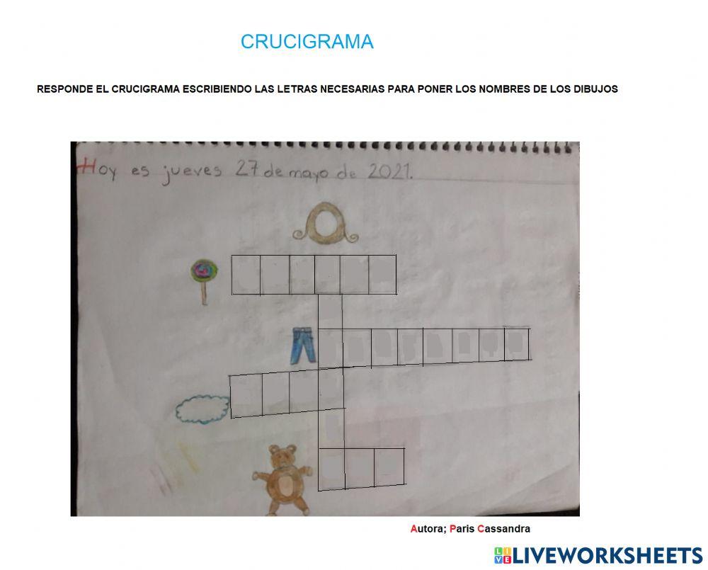 Crucigrama 5 Crucigrama 5