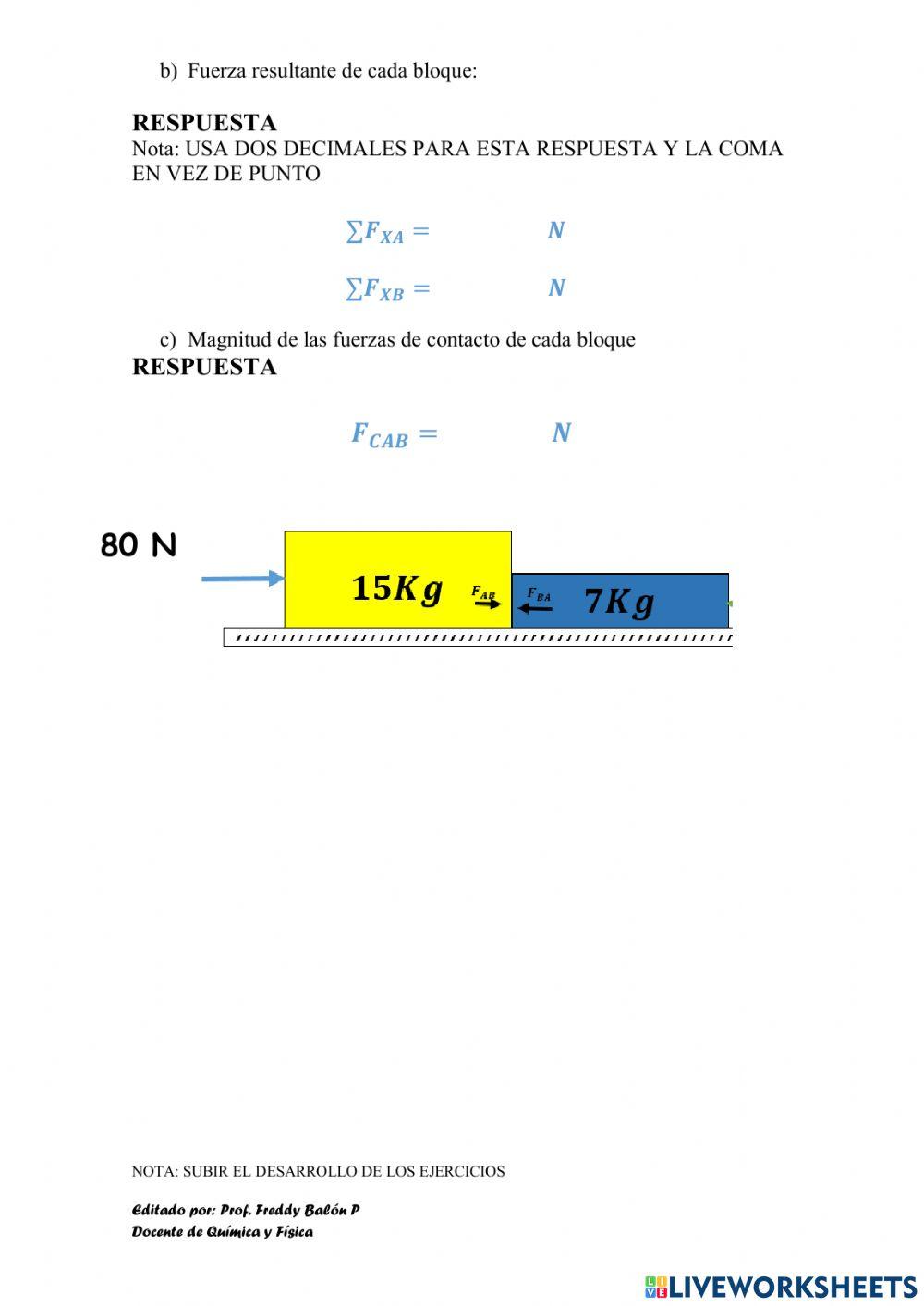 Ley de Acción y Reacción