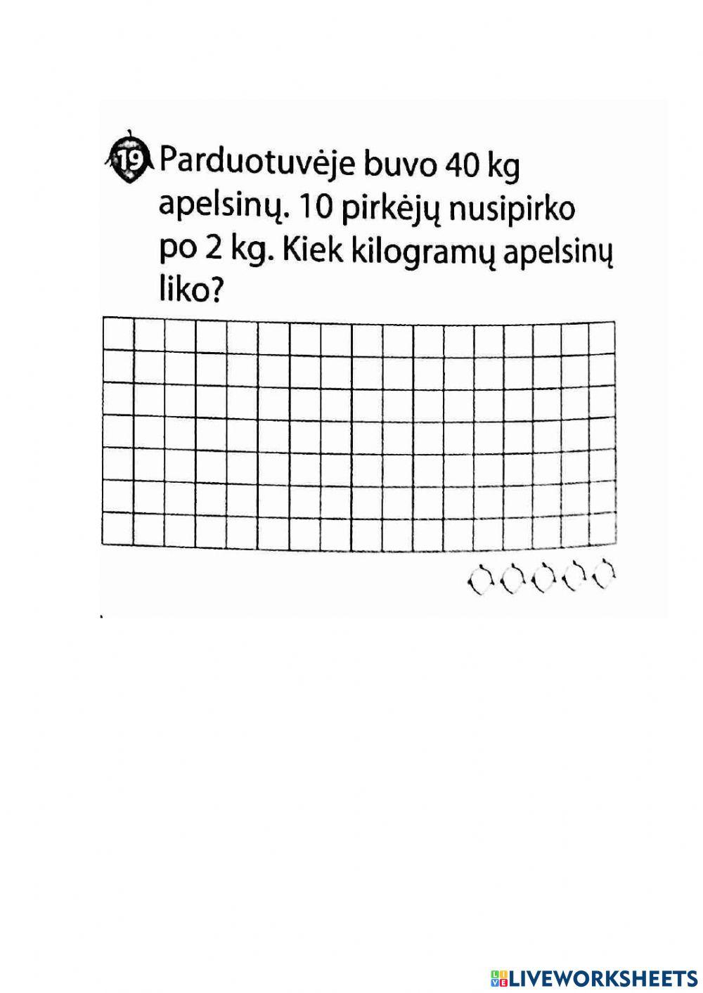 Matematikos Baigiamasis Testas 2 Lapas Worksheet Live Worksheets Matematikos Baigiamasis Testas 2 Lapas Worksheet Live Worksheets