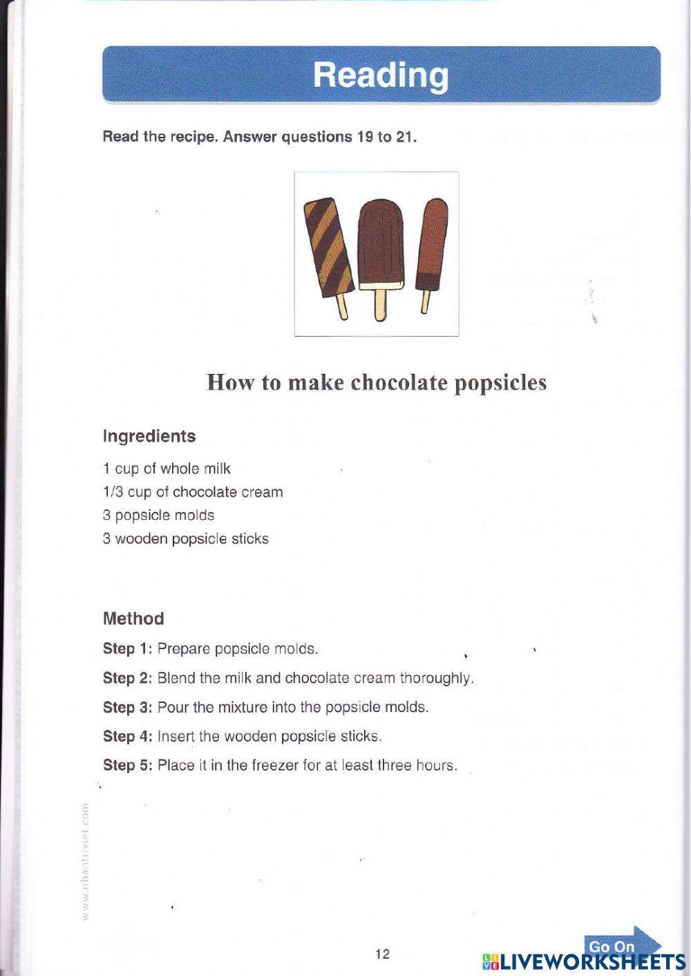 TOEFL Primary - Reading Test 1