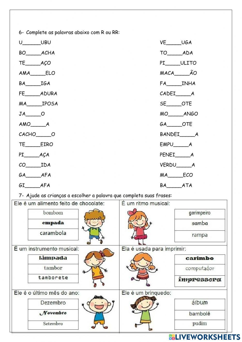 Vogais nasais - RR x R